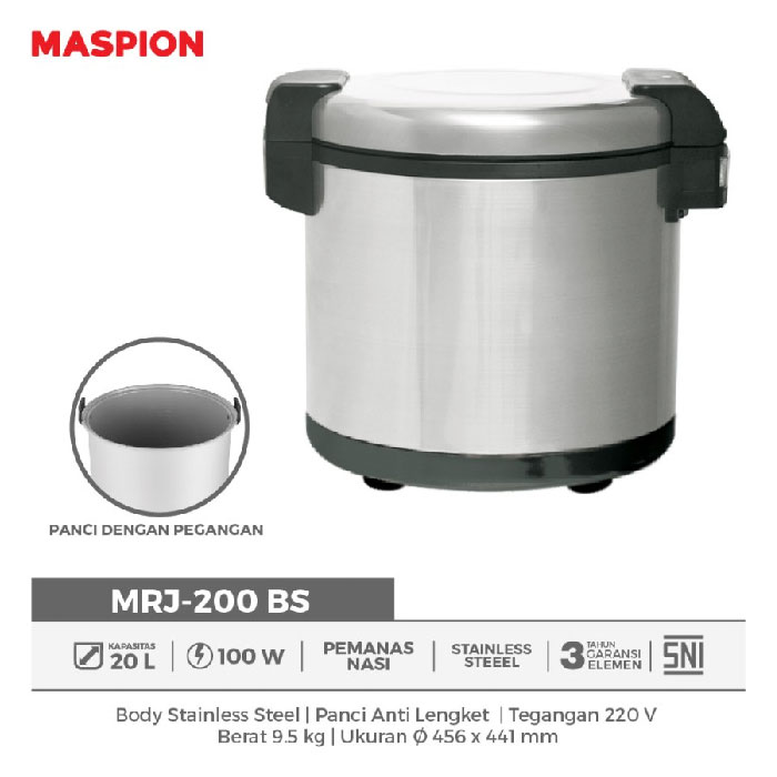 Maspion Magic Jar Jumbo 20 Liter - MRJ200BS | MRJ200BS